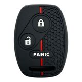 1721-PK | Honda Petek Desenli Kılıf 2+1 Buton Kırmızı