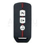 1729-PK | Honda Motosiklet Petek Desenli Kılıf 3 Buton Kırmızı