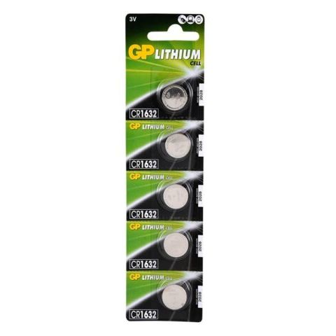 1632 | GP Pil CR1632 3v Lityum 5’li Paket