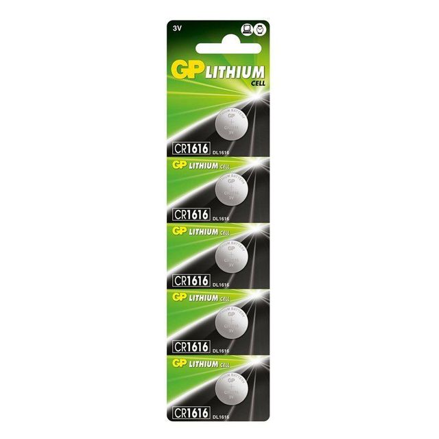 1616 | GP Pil Gp 1616 3v Lityum 5'li Paket