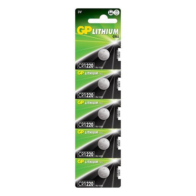 1220 | GP Pil CR1220 3v Lityum 5’li Paket