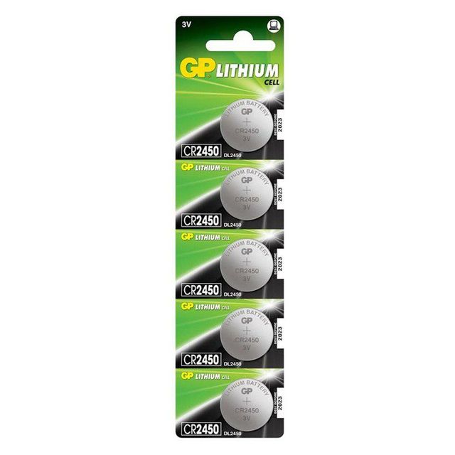 2450 | GP Pil CR 2450 3v Lityum 5’li Paket