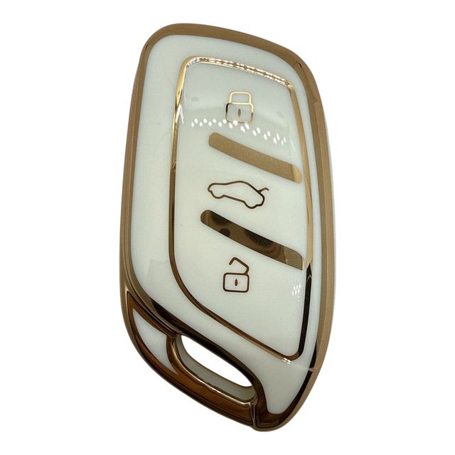 4611-W | MG Nano Silikon Kılıfı 3 Buton Beyaz