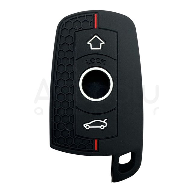 2705-PK | BMW Petek Desenli Kılıf 3 Buton Kırmızı