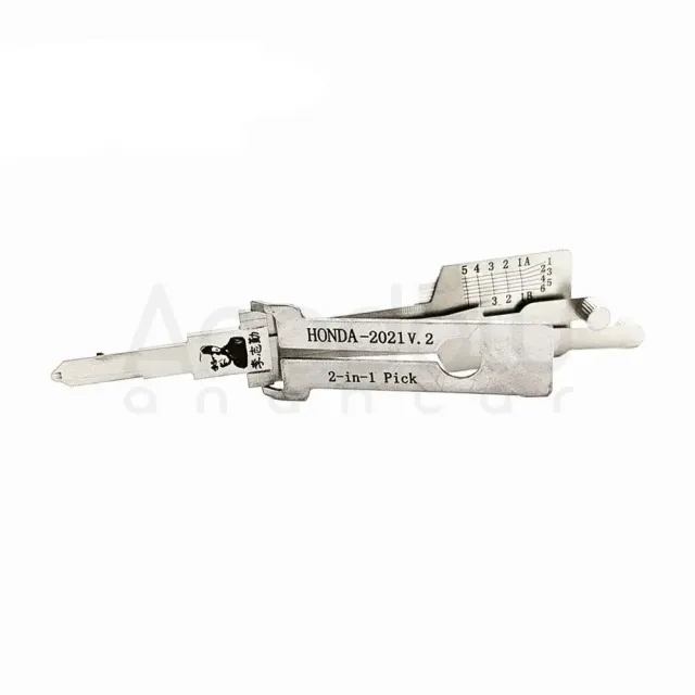 7744 | Lishi HONDA 2021-V2 2 in 1 kilit açma Maymuncuk