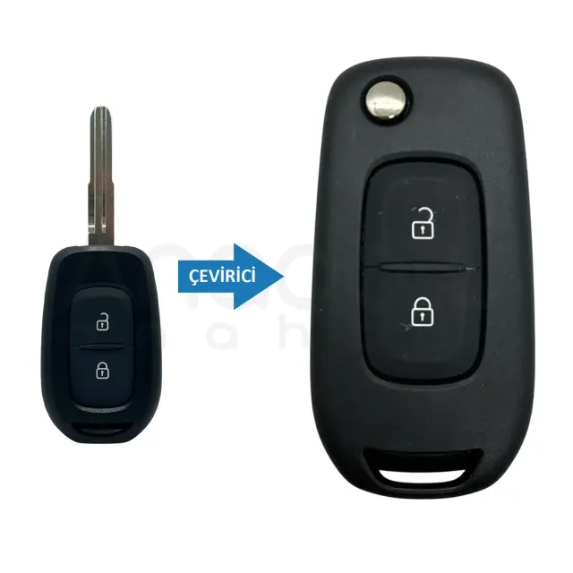 3594 | Renault Çevirici Kumanda Kabı 2 Buton