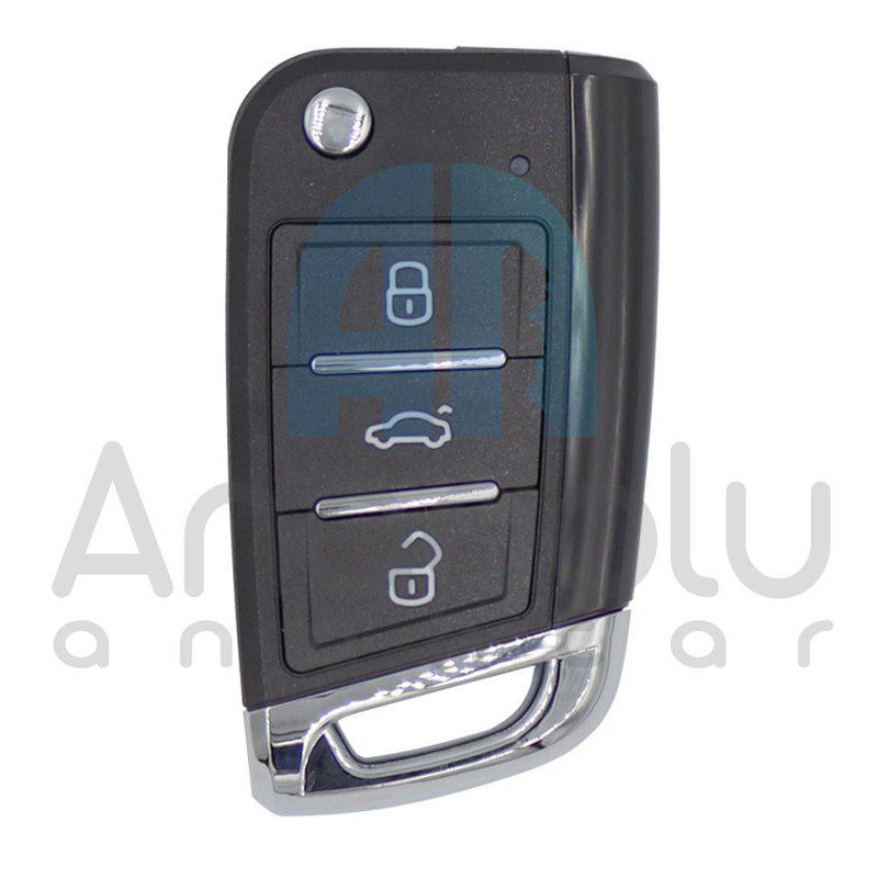 9010 | Akıllı Kumanda Sustalı 3 Buton 433MHz VW MQB tipi