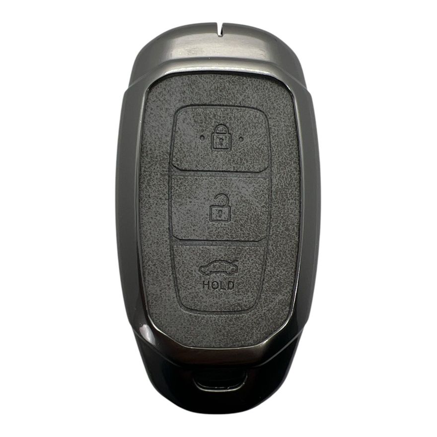 2112Vip G | Hyundai Smart Metal Kılıfı 3 Buton Gri
