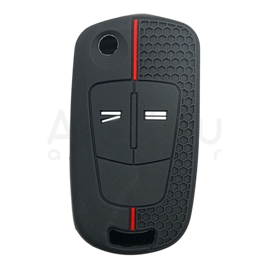 3215-PK | Opel Sustalı Petek Desenli Kılıf 2 Buton Kırmızı