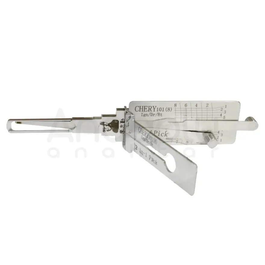 7734 | Lishi Chery101 2 in 1 kilit açma Maymuncuk